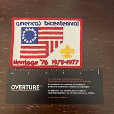 1975 - 1977 Heritage '76 America's Bicentennial Boy Scouts BSA Patch MB-918J picture