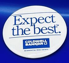 Coldwell Banker “Expect the Best.” Promitional Advertising Pin Badge Real Estate picture