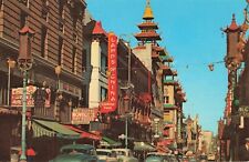 Grant Avenue - Chinatown - San Francisco California CA - Postcard picture