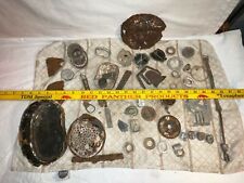 Lot WWII RELIC GROUND DUG Artifacts Headphone Button DOGTAG Metal U.S. GERMAN picture