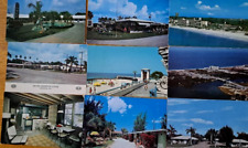 LOT of 9   SARASOTA, FLORIDA   ca. 1950's-1970's   Old Postcards  Motels, Lodges picture