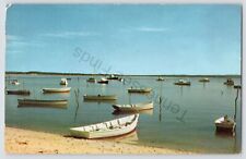 Long Island Vacation Paradise New York Postcard Boats Fishing Water Tomlin picture
