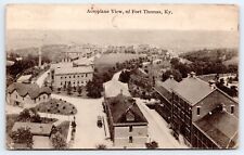 c1917 Aeroplane View Of Fort Thomas Kentucky Campbell County KY Antique Postcard picture