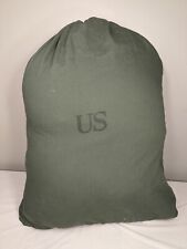 2 Pack - US Military Barracks Cotton Laundry Bag Green NSN 8465-00-530-3692 picture