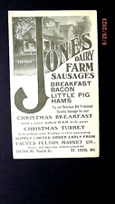 Postcard - Jones Dairy - Farm Ft Atkinson, Wis 1908 picture