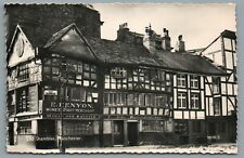 Old Shambles Manchester Olde Wellington Arms RPPC Postcard picture
