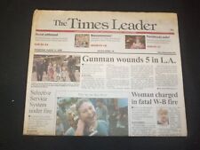 1999 AUGUST 11 WILKES-BARRE TIMES LEADER - GUNMAN WOUNDS 5 IN L.A. - NP 7472 picture