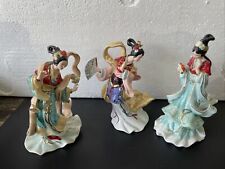 3 Vintage Franklin Mint porcelain figurine by Carolyn Young picture