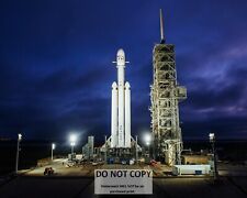 SPACEX FALCON HEAVY @ LAUNCH PAD 39A KENNEDY SPACE CTR 8X10 NASA PHOTO (AB-584) picture