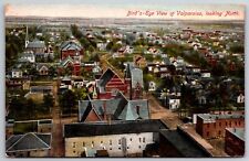 Valparaiso Indiana~Main Street Birdseye View~1909 Postcard picture