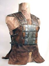 Medieval Viking Leather Armor with Brass Accents; unisex breastplate picture