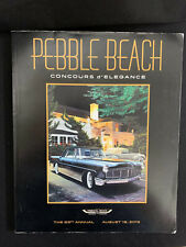 2013 Pebble Beach Concours d' Elegance August 18th Program Guide NEW picture