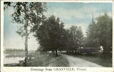 1923. GREETINGS FROM GRANVILLE, ILL. POSTCARD. SZ8 picture