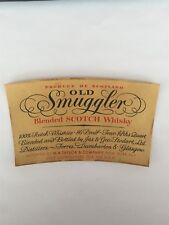 Old Smuggler, Blended Scotch Whisky Whiskey Bottle Label picture
