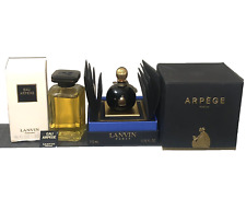 Vintage French Perfume Lot Lanvin Paris Eau Arpege 50mL & .25oz Parfum 7.5mL picture