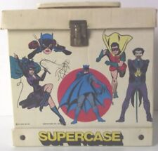 Vtg DC SUPERCASE 1976 Records 45s Carry Case Superheroes picture