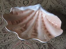 LARGE WEDGWOOD NAUTILUS CORAL PINK SHELL SERVING BOWL NEW WITH TAGS  picture