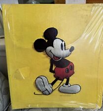 Vintage Walt Disney Productions Mickey Mouse Notebook 3 Ring Binder Yellow 2.5 picture
