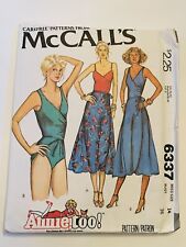 Vintage 70's McCall's Pattern Annie Too #6337 Bodysuit & Wrap UNCUT Sz 14  36 picture