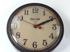 Vintage Tym-Tel Electric Time Utilities Electric Clock Video picture