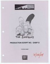 Simpsons Production Script GABF12 +Original Art Animation Pencils SC232 B-3  picture
