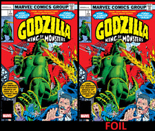 GODZILLA #1 FACSIMILE EDITION CVR A + FOIL - 2 COVER SET (PRESALE 6/26/24) picture