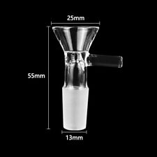 3 Pcs Glass Bowl 14mm Premium Classic  Funnel Slide Tobacco Smoking Water  Bong picture