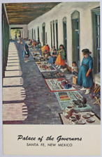 Palace of the Governors Santa Fe New Mexico Native American Artisans Postcard A5 picture