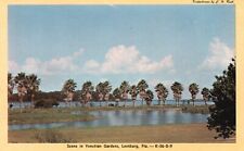 Postcard FL Leesburg Florida Venetian Gardens Scene Chrome Vintage PC G6015 picture