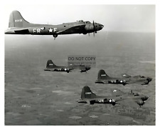 BOEING B-17 FLYING FORTRESS IN BOMBER FORMATION FLIGHT WW2 WWII 8X10 PHOTO picture
