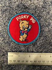 Porky Pig Round Sew-on Patch Loon picture