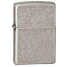 Zippo ZO28973 Armor Pocket Lighter, Antique Silver Plate picture