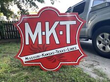 Old Missouri, Kansas, Texas Lines Railway Porcelain Sign picture