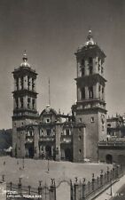Vintage Postcard 1900s Cathedral Roman Catholic Church Catedral Puebla Mex. RPPC picture