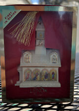 NEW NIB Lenox Berkshire Chapel Christmas Ornament First In Series Vintage Rare picture