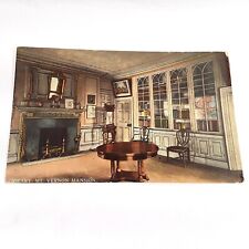 Mt Vernon Virginia -George Washington's Library- Home Postcard Posted 1910's picture
