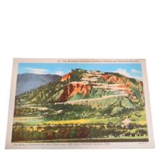 Postcard The Broadmoor Cheyenne Highway Switchbacks Colorado Linen Unposted picture