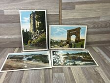 LOT OF 4 YELLOWSTONE National Park 1940’S Postcards picture