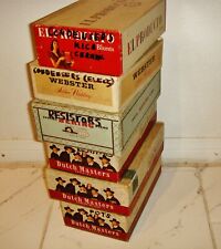 Vintage Cigar Box Lot Of 6   El Producto- Webster - Dutch Masters - Bering Spec picture
