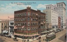 Howard and Riverside Spokane Washington Unposted Postcard picture