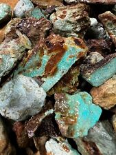 1.8 POUNDS Patagonia Turquoise Rough, Arizona, stabilized nuggets, lapidary picture