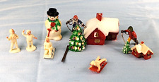 Nice Vintage Lot of 10 Snow Babies Figurine Christmas Winter, Plus picture
