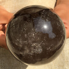 2.94LB TOP Natural smoky Quartz Sphere Crystal Ball Healing MXQ1867 picture