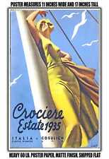 11x17 POSTER - 1935 Summer Cruises Italy Cosulich picture