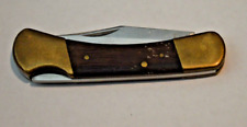 Klein Tools 44035 - Folding Knife - Japan Collectible Vintage 1986 Brass End -R1 picture