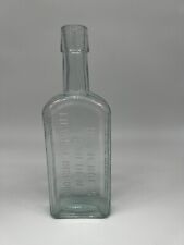Dr. Pierce's Golden Medical Discovery Vintage Antique Clear Glass Bottle Unique picture