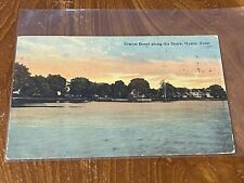 Gravel St Mystic River Mystic CT  Vintage Postcard picture