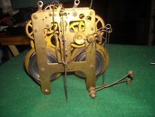 vintage Wm L Gilbert No. 19 2 hammer clock movement for parts or repair picture