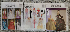McCall's Crafts Set of 3 Barbie 11 1/2