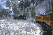 35 mm color slides lot of 4* 1982 DURANGO & SILVERTON locomotive and cars people picture